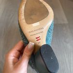 Halmanera Turquoise Blue Studded Ankle Booties Zip Heel 36 / 6 Photo 8