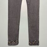 Acne Studios  Embellished Ankle Studded Jeans Gray Denim Size 36/US Women’s 4 Photo 7