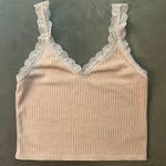 American Eagle  Outfitters Tan Lacey Tank Top Photo 0