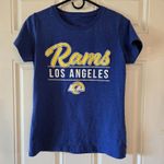 LOS ANGELES RAMS NFL TEAM APPAREL LA Women's Medium Football T Shirt Fan APPAREL Blue Photo 0