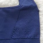 Free People NWOT Good Karma Tile Textured Square Neck Bra Outerspace, XS / S Photo 7