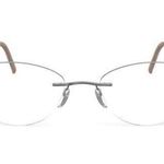 Silhouette® Momentum Rimless Prescription Frames Glasses Spectacle Women Silver Photo 0