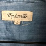 Madewell Denim Tie-Front Shirt in Hillford Wash. Size Small Photo 6