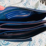 wilson's leather Blue Leather Wristlet 8x4.5” Photo 4