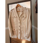 Loft  White Utility Jacket Size Small Photo 1