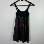 Vintage Y2K Dress XL Black Sequin Party Prom Glam Dark Fairy Grunge 90s Ethereal Photo 5