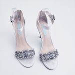 Betsey Johnson Gina Jewelry Ankle Wedding Heels Photo 2