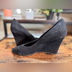 Kate Spade Kate‎ Spade Black Suede Wedges size 9.5b Photo 3