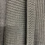 Metaphor ladies open cardigan. Gray with flecks of silver rolled collar size XL Photo 2