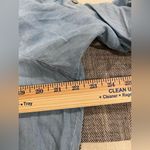 Cloth & Stone  Women Split-Back Chambray Buttondown Shirt Size Large Blue Hi-Low Photo 12