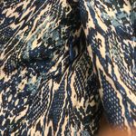 ZARA Xsmall - Animal Print Mini Dress - Blue/white Photo 10