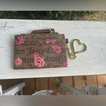 Juicy Couture Floral Logo Cardholder Keychain Wallet Photo 3
