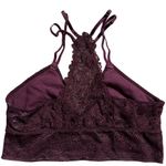 Aerie Plum Purple Desert Lace Racerback Bralette Size Small 2862 Photo 2