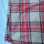 Charlotte Russe  Plaid Long Sleeve Collared Button Down Shirt Pink/Cream - Small Photo 8