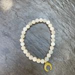 Free People Beaded white moon stone bracelet Photo 2