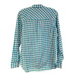 J.Crew Classic Fit Boy Crinkle Gingham Shirt Women's 6 Blue Career Preppy Photo 8