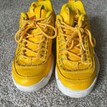 FILA  Women's distributer 2 Shoes Size 5 Yellow Athletic chunky Sneakers  Photo 0