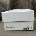 Moschino  Logo Slide Sandals in White, Size 38 New in Box Photo 8