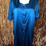 Victoria's Secret Vintage  SILK Pajama Gown Top LARGE Photo 0