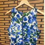 Milly  Blue Floral Dress Size 12 Photo 4