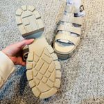 Madden Girl NEW Galaxy Off White Platform Sandals Chunky Lug Soles Size 11 Photo 5