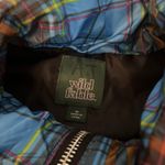 Wild Fable Plaid Puffer Jacket Cropped Photo 2