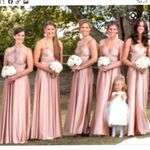 BHLDN -   Rose Gold Convertible Ballgown Photo 2