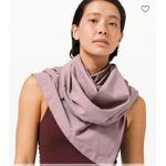 Lululemon Vinyasa Scarf Womens One Size Violet Verbena Pink Nulu Snap Wrap Shawl Photo 1