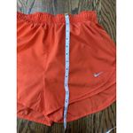 Nike  Women's Orange Tempo Dri-Fit‎ Running Gym Workout Shorts Lining Size Large Photo 4
