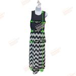 Heart soul size L Chevron Maxi Dress Photo 7