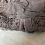 Free People  gray lace halter bralette size large Photo 7