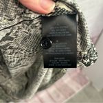 Norma Kamali Button down shirt dress in snake print 2023 stretch retro chic LG Photo 8