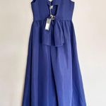NWT Sachin & Babi Katrina Midnight Blue Bow Back Gown Size 10 Sleeveless Maxi Photo 9