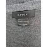 Natori  Shangri-La Robe Stretch Polyester Heather Gray  Pockets Womens  L Photo 4