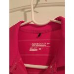 Nike Dri-Fit Women's Sleeveless White Striped Polo Shirt "HPU" Size Medium Photo 3