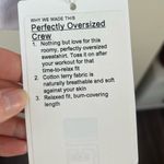 Lululemon NWT  Perfectly Oversized Crew Photo 5