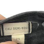 Madewell Cali Demi Boot Jeans Women’s Size 25 Starkey Wash Black Crop Flare Photo 11