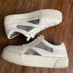 mix no. 6  M6 Emmalyn White & Clear Platform Sneakers Photo 1