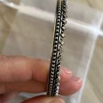 Kendra Scott Mary Caroline Silver Rhodium Crown Mosaic Bangle Bracelet Photo 2