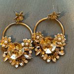 Costume Statement Earrings Gold Photo 2