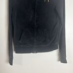 PINK - Victoria's Secret Y2K PINK Victoria’s Secret black zip up love pink sequin jacket size small Photo 3