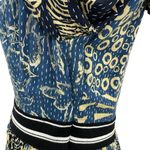 Anthropologie  Maeve Colorful Mixed Chevron Print Dress Pockets size 10 Petite Photo 4