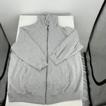Ellos Gray Full Zip Hoodie Long Sleeve Pockets Size 1X Photo 2