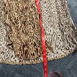 Missguided petite animal print maxi skirt side slits size 4 Photo 5