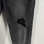 Dear John  Jean Womens 26 Black Whiskering Denim Cotton Distressed Crop High Rise Photo 2