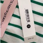 AQUA  Green Striped T-Shirt Dress with Tie Waist Mini‎ Bodycon XS Photo 9