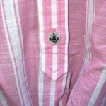 Nautica  Pink & White Striped Tie Waist Top S NWT Photo 3