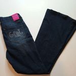 SONG Fit N Flare Embellished "Baby Girl" Jeans Size 7/28x32 Blue Photo 9