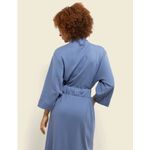 Subset Organic Cotton Unisex Essential Robe in Stone Size Medium Large Photo 6