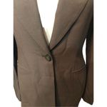 Cache luxury pure wool olive green button front blazer fully lined size 2 NWT Photo 2